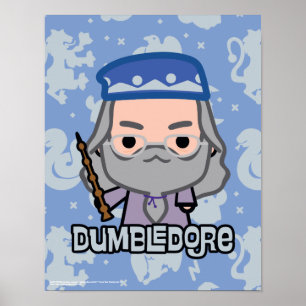 Dumbledore Cartoon Karakter Kunst Poster