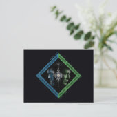Dumbledore en Grindlewald Bloedtropie Grafisch Briefkaart (Staand voorkant)