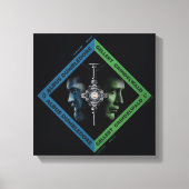Dumbledore en Grindlewald Bloedtropie Grafisch Canvas Afdruk (Voorkant)