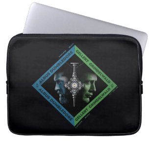 Dumbledore en Grindlewald Bloedtropie Grafisch Laptop Sleeve