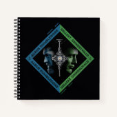 Dumbledore en Grindlewald Bloedtropie Grafisch Notitieboek (Voorkant)