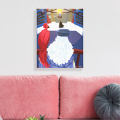 Dumbledore & Fawkes op Balcony Canvas Afdruk (Insitu (Woonkamer))