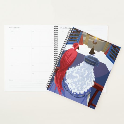 Dumbledore & Fawkes op Balcony Planner (Display)