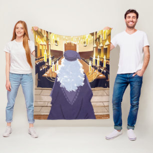 Dumbledore Speaking in Hogwarts Great Hall Fleece Deken