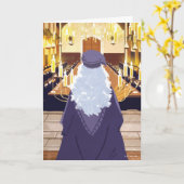 Dumbledore Speaking in Hogwarts Great Hall Kaart (Gele Bloem)