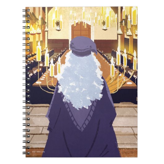 Dumbledore Speaking in Hogwarts Great Hall Notitieboek (Voorkant)
