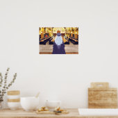 Dumbledore Speaking in Hogwarts Great Hall Poster (Keuken)