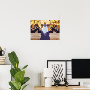 Dumbledore Speaking in Hogwarts Great Hall Poster