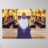 Dumbledore Speaking in Hogwarts Great Hall Poster (Voorkant)