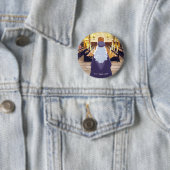 Dumbledore Speaking in Hogwarts Great Hall Ronde Button 5,7 Cm (In situ)