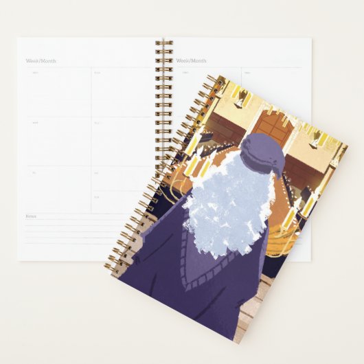 Dumbledore spreekt in de Grote Zaal van Hogwarts Planner (Display)