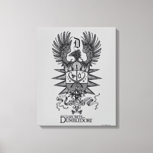 Dumbledore's Crest Canvas Afdruk (Voorkant)