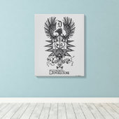 Dumbledore's Crest Canvas Afdruk (Insitu (Houten vloer))