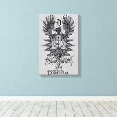 Dumbledore's Crest Canvas Afdruk (Insitu (Houten vloer))