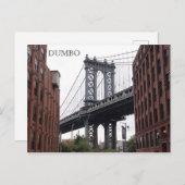 DUMBO, Brooklyn #1-2 Carte postale (Devant / Derrière)