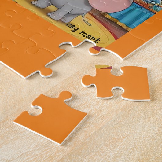 Dumbo et Mme Jumbo Circus Puzzle (Côté)