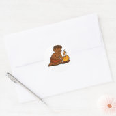 Dumi Fire Keeper Ronde Sticker (Envelop)