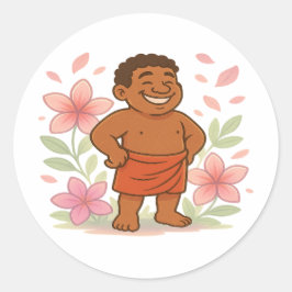 Dumi Flower spirit Ronde Sticker