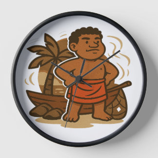 Dumi Island Guardian Clock