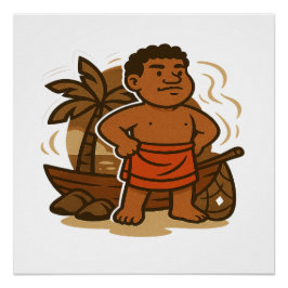 Dumi Island Guardian Perfect Poster