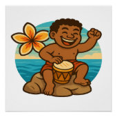 Dumi Ocean Drummer Perfect Poster (Voorkant)