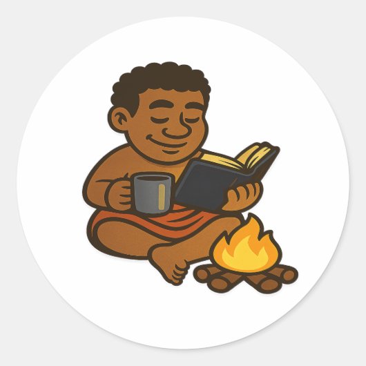 Dumi’s Storyteller Ronde Sticker (Voorkant)