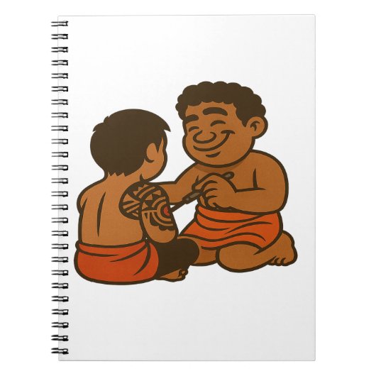 Dumi Tatau Artist Notitieboek (Voorkant)