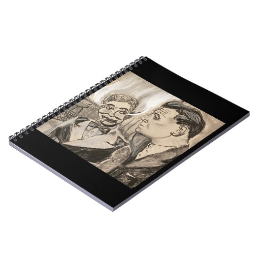 Dummie van de ventriloquist notitieboek (Linkerzijde)