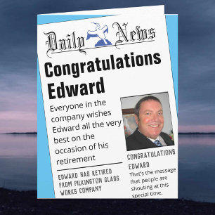 Dummy krantenkoppen Pensioen Kaart