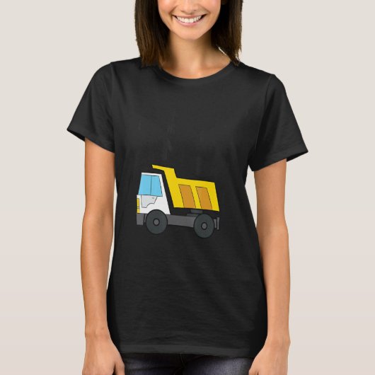 Dump alles Ik ben 3 bouw Dump Truck 3e T-shirt (Voorkant)