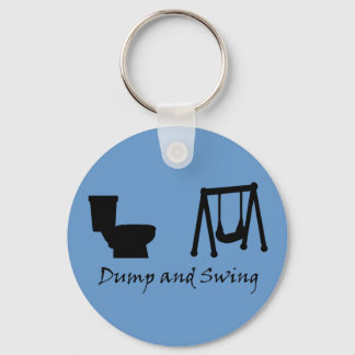 Dump and Swing - Ultimate Frisbee (dark) Sleutelha Sleutelhanger