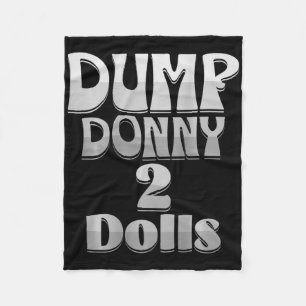 Dump Donny 2 Poppen Twee Poppen Trump Tarieven Hum Fleece Deken