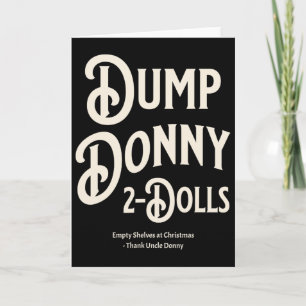 Dump Donny 2 Poppen Twee Poppen Trump Tarieven Hum Kaart