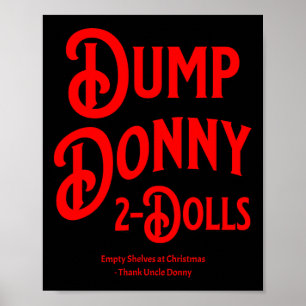 Dump Donny 2 Poppen Twee Poppen Trump Tarieven Hum Poster
