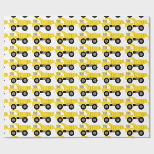 Dump Truck Cadeaupapier (Vlak)