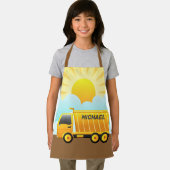 Dump Truck Construction Theme Kinder Schort (Insitu)