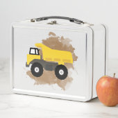 Dump Truck Construction Vehicle Mud Waterverf (In situ)