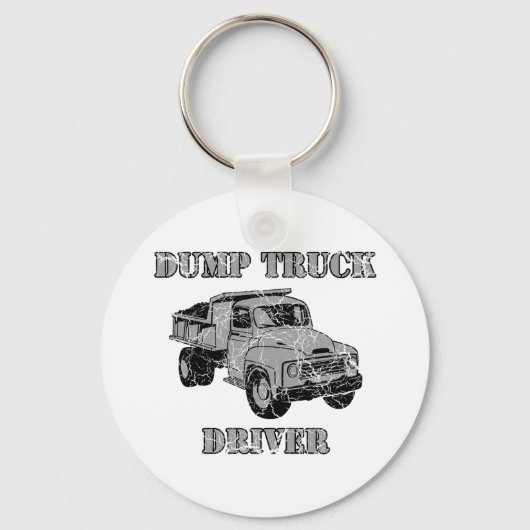 Dump Truck Drivers Sleutelhanger (Voorkant)