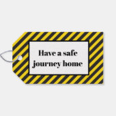 Dump Truck en Digger Gift Bag Label Cadeaulabel (Achterkant Horizontaal)