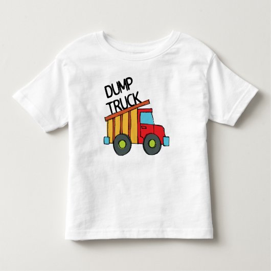 Dump Truck Kinder Shirts (Voorkant)