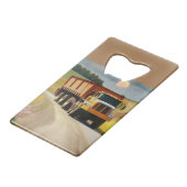 Dump Truck Kredietkaart Flessenopener (Achterkant Gekanteld)