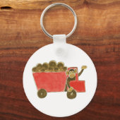 Dump Truck Monkey Sleutelhanger (Voorkant)