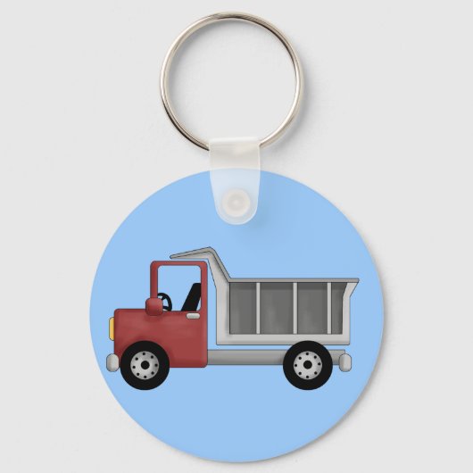 Dump Truck T-shirts en cadeautjes Sleutelhanger (Voorkant)