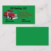 Dump Truck Visitekaartje (Voorkant / Achterkant)