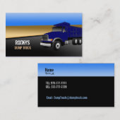 Dump Truck Visitekaartjes (Voorkant / Achterkant)