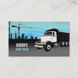 Dump Truck Visitekaartjes