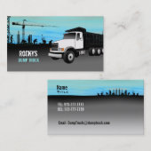 Dump Truck Visitekaartjes (Voorkant / Achterkant)