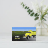 Dump Truck Visitekaartjes (Staand voorkant)