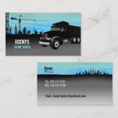 Dump Truck Visitekaartjes (Voorkant / Achterkant)