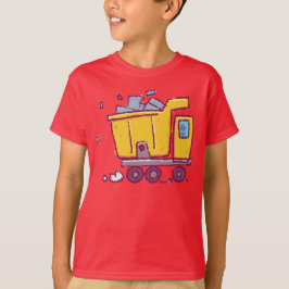Dump Truck Voertuigtekening – Geïnspireerd door Ki T-shirt